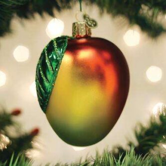Old World Christmas Blown Glass Mango Ornament