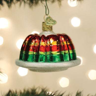 Festive Gelatin Mold Ornament Old World Christmas