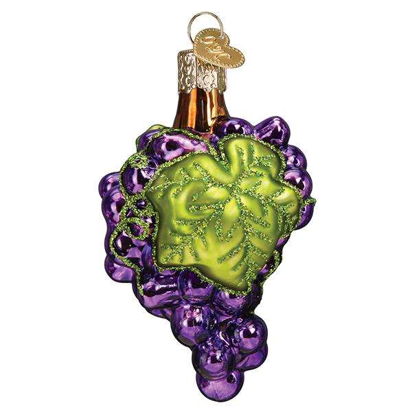 Old World Christmas Blown Glass Grapes Ornament