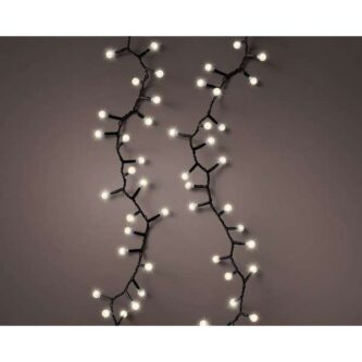 LED Cherry Lights 500 Bulbs Warm White 8 Function Twinkle Effect
