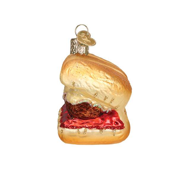 Meatball Sandwich Ornament Old World Christmas