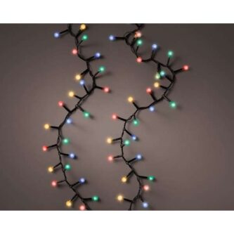 LED Cherry Lights 500 Bulbs Multi Color 8 Function Twinkle Effect