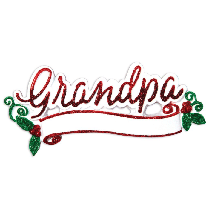 Grandpa Personalized Ornament