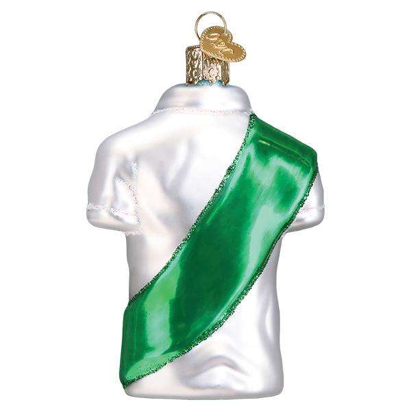 Old World Christmas Blown Glass Girl Scout Uniform Ornament