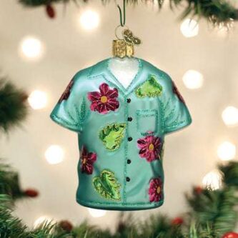 Hawaiian Shirt Ornament Old World Christmas