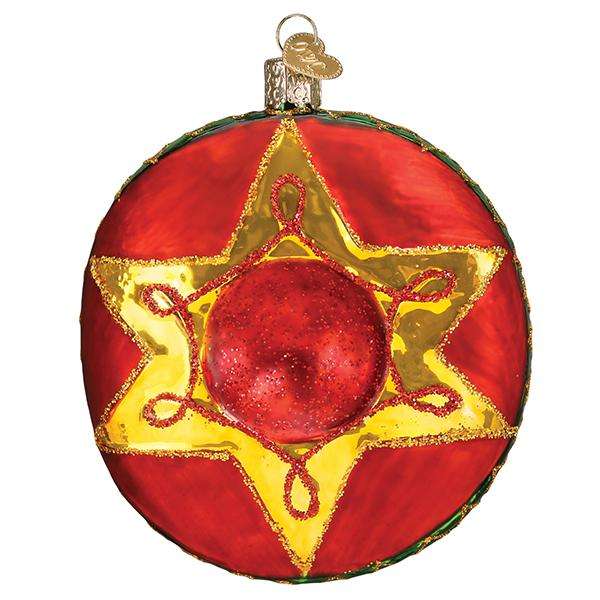 Old World Christmas Blown Glass Sombrero Ornament