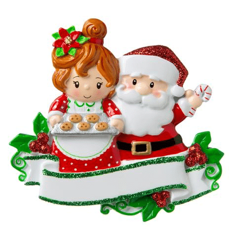 Santa Mrs Claus Family Ornaments Click for More Sizes