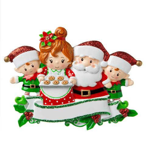 Santa Mrs Claus Family Ornaments Click for More Sizes