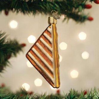 Old World Christmas Blown Glass Grilled Cheese Sandwich Ornament