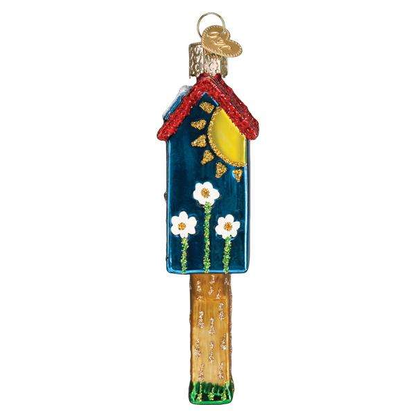 Old World Christmas Blown Glass Little Library Ornament