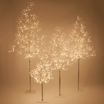 Rose Gold Fairy Light LED Tree Three Sizes 5' on Sale