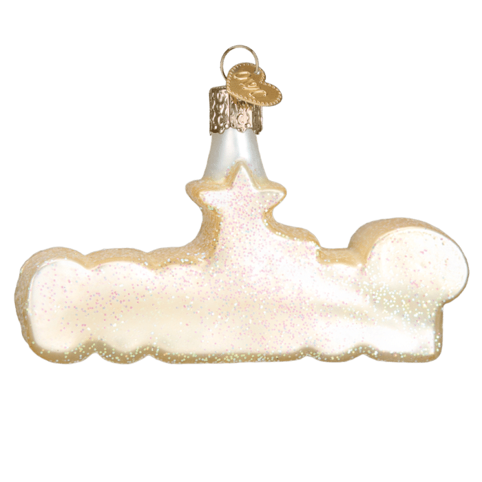 Old World Christmas Blown Glass Believe Ornament