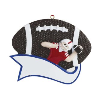 Football Toss Personalized Ornament
