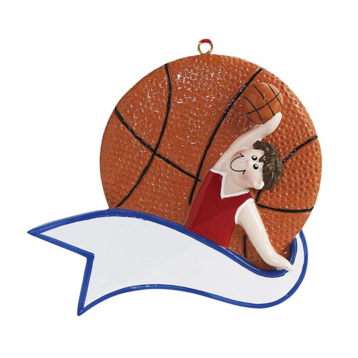 Basketball Dunk Personalized Ornament Two Styles