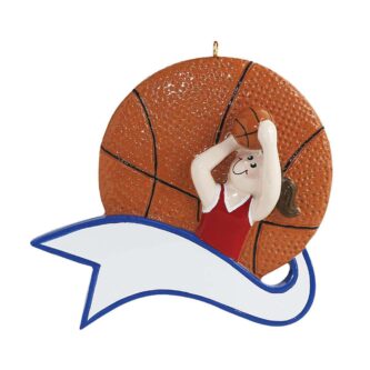 Basketball Dunk Personalized Ornament Two Styles