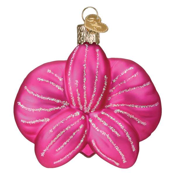 Pink Orchid Ornament Old World Christmas