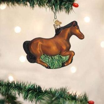 Brown Mustang Ornament Old World Christmas