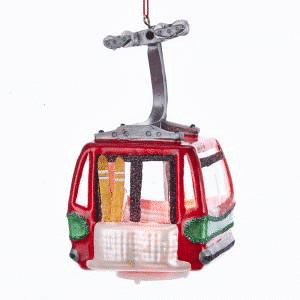 Gondola Glass LED Ornament