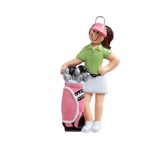 Boy or Girl Golfer Personalized Ornament