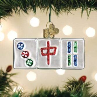 Mahjong Ornament Old World Christmas
