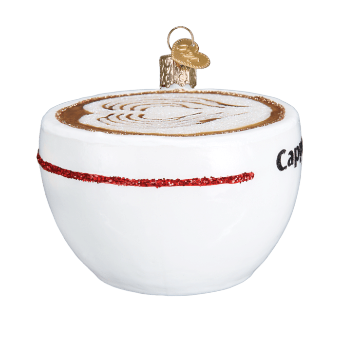 Old World Christmas Blown Glass Cappuccino Ornament