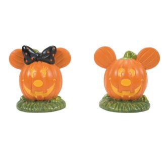 Dept. 56 Disney Halloween Village Mickey's Pumpkintown Topiaires