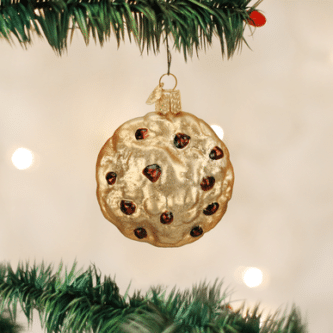 Old World Christmas Blown Glass Chocolate Chip Cookie Ornament
