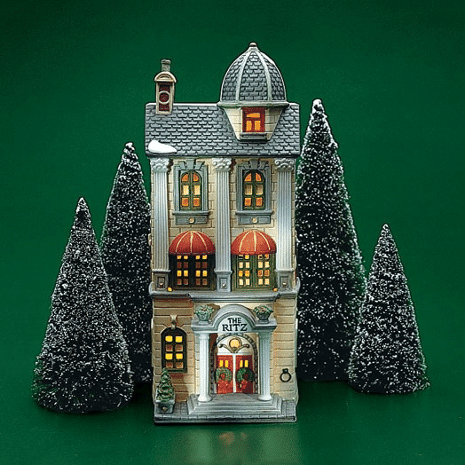 Dept 56 Rare Retired Christmas in the City Ritz Hotel Pre owned