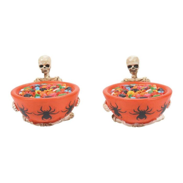 Dept 56 Halloween Village Trick or Dare Treat Bowls