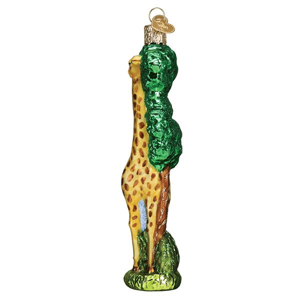 Old World Christmas Blown Glass Giraffe Ornament