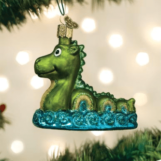 Old World Christmas Blown Loch Ness Monster Ornament