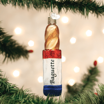 Old World Christmas Blown Glass Baguette Ornament