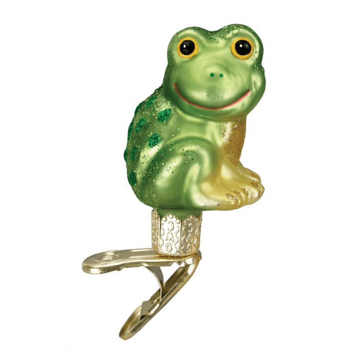 Happy Froggy Ornament Old World Christmas