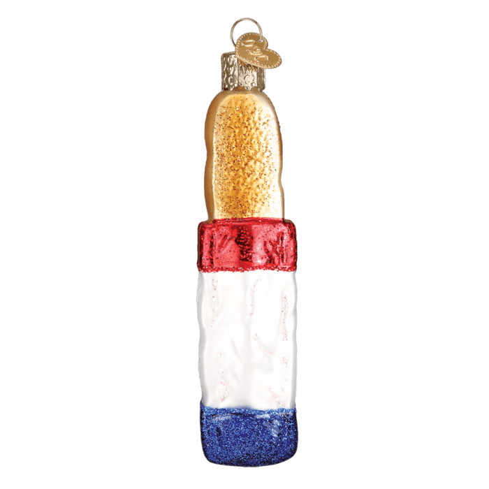 Old World Christmas Blown Glass Baguette Ornament