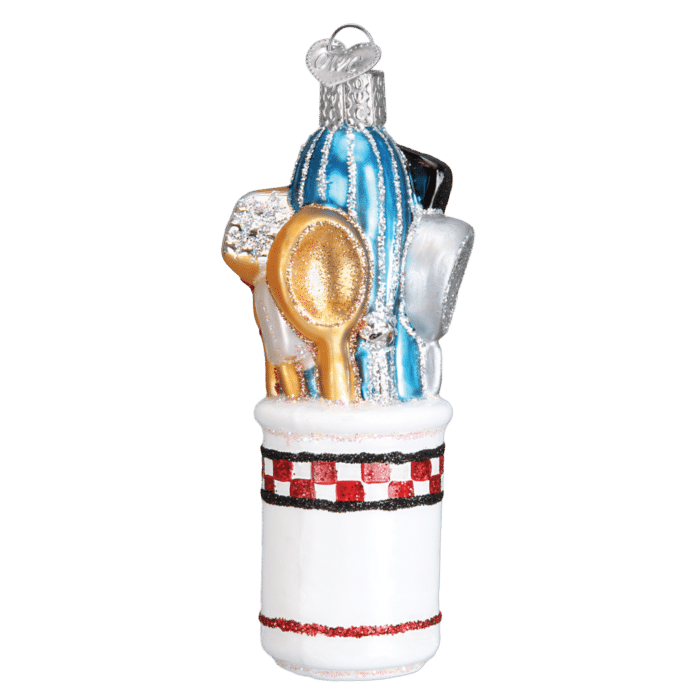 Old World Christmas Blown Glass Kitchen Untensils Ornament