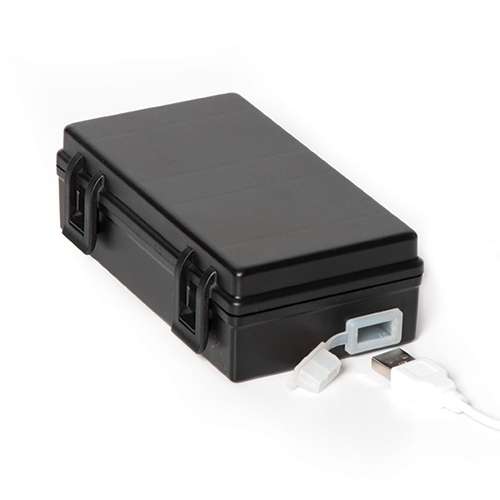 Usb Battery Box Black