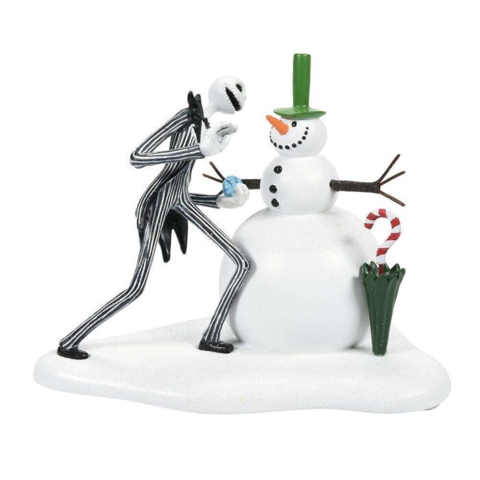 Jack Sees His First Snowman Dept 56 Nightmare Before Christmas