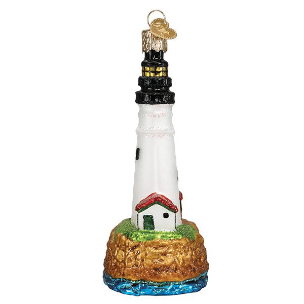 Old World Christmas Blown Glass Portland Head Lighthouse Ornament