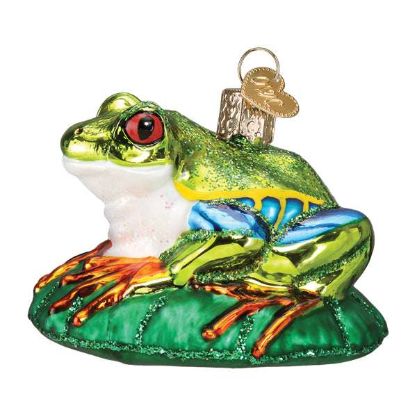 Red eyed Tree Frog Ornament Old World Christmas