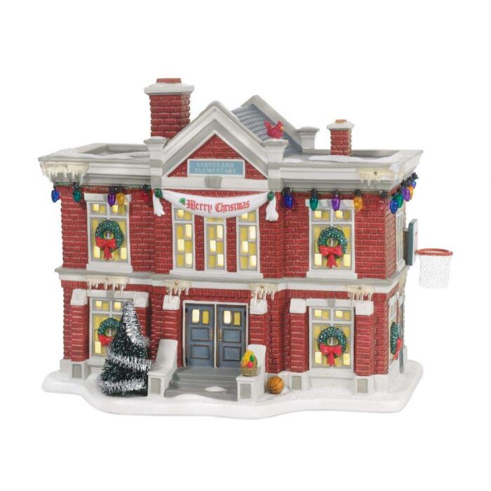 Cleveland Elementary School a Christmas Story Village Dept 56