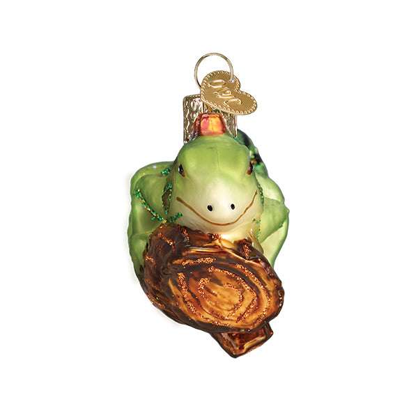 Old World Christmas Blown Glass Iguana Ornament