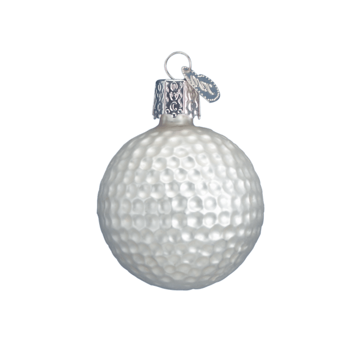 Old World Christmas Blown Glass Golf Ball Ornament