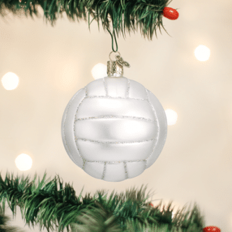 Old World Christmas Blown Glass Volleyball Ornament