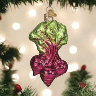 Old World Christmas Blown Glass Beets Ornament