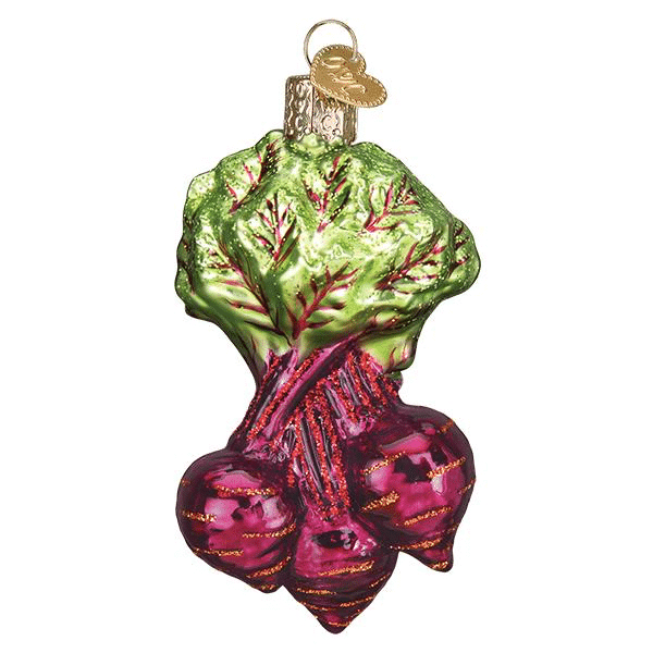 Old World Christmas Blown Glass Beets Ornament