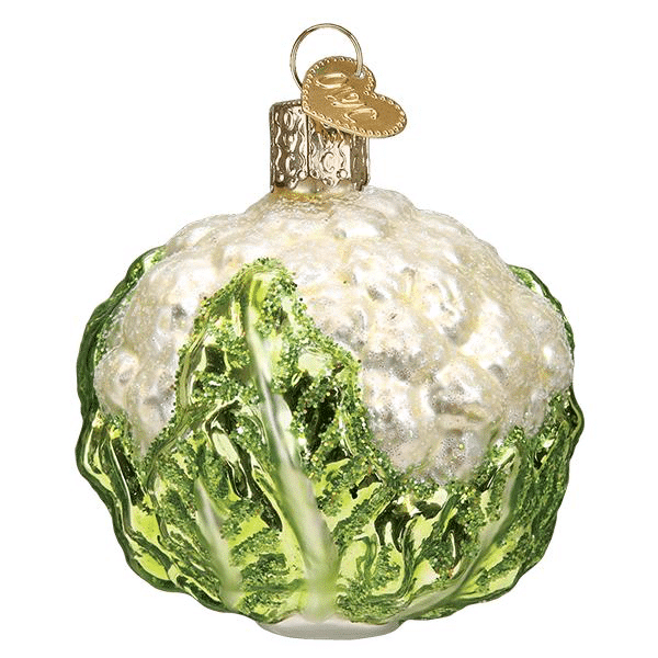 Old World Christmas Blown Glass Cauliflower Ornament