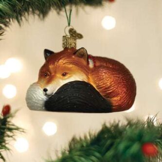 Cozy Fox Ornament Old World Christmas