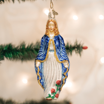 Virgin Mary Ornament Old World Christmas