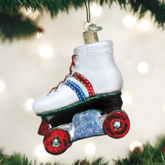Old World Christmas Blown Glass Roller Skate Ornament