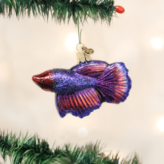 Betta Fish Ornament Old World Christmas